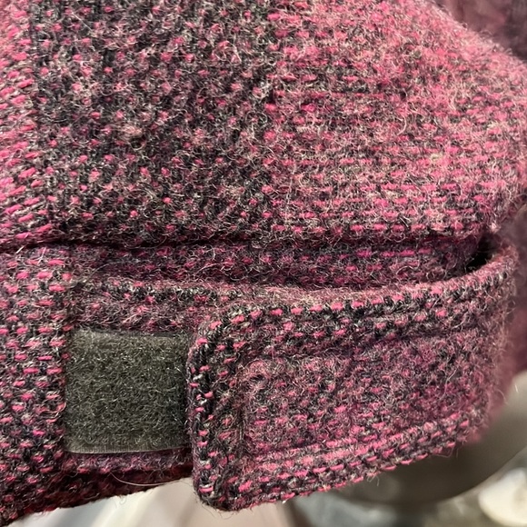 💜 V I N T A G E WOOLRICH WOMAN PURPLE PLAID JACKET - Picture 8 of 12